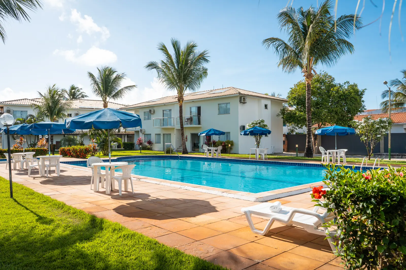 Piscina do hotel