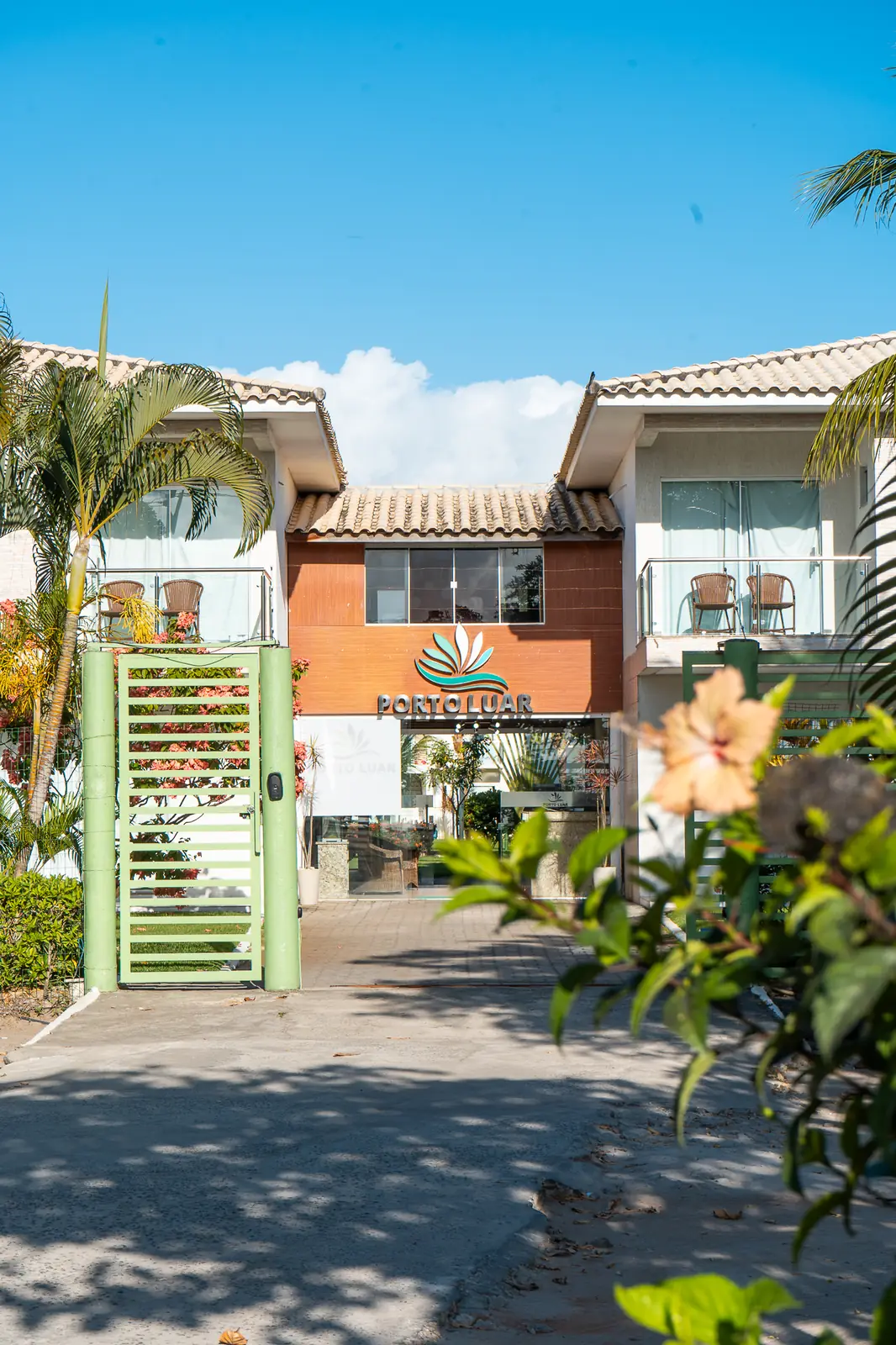 Fachada do hotel