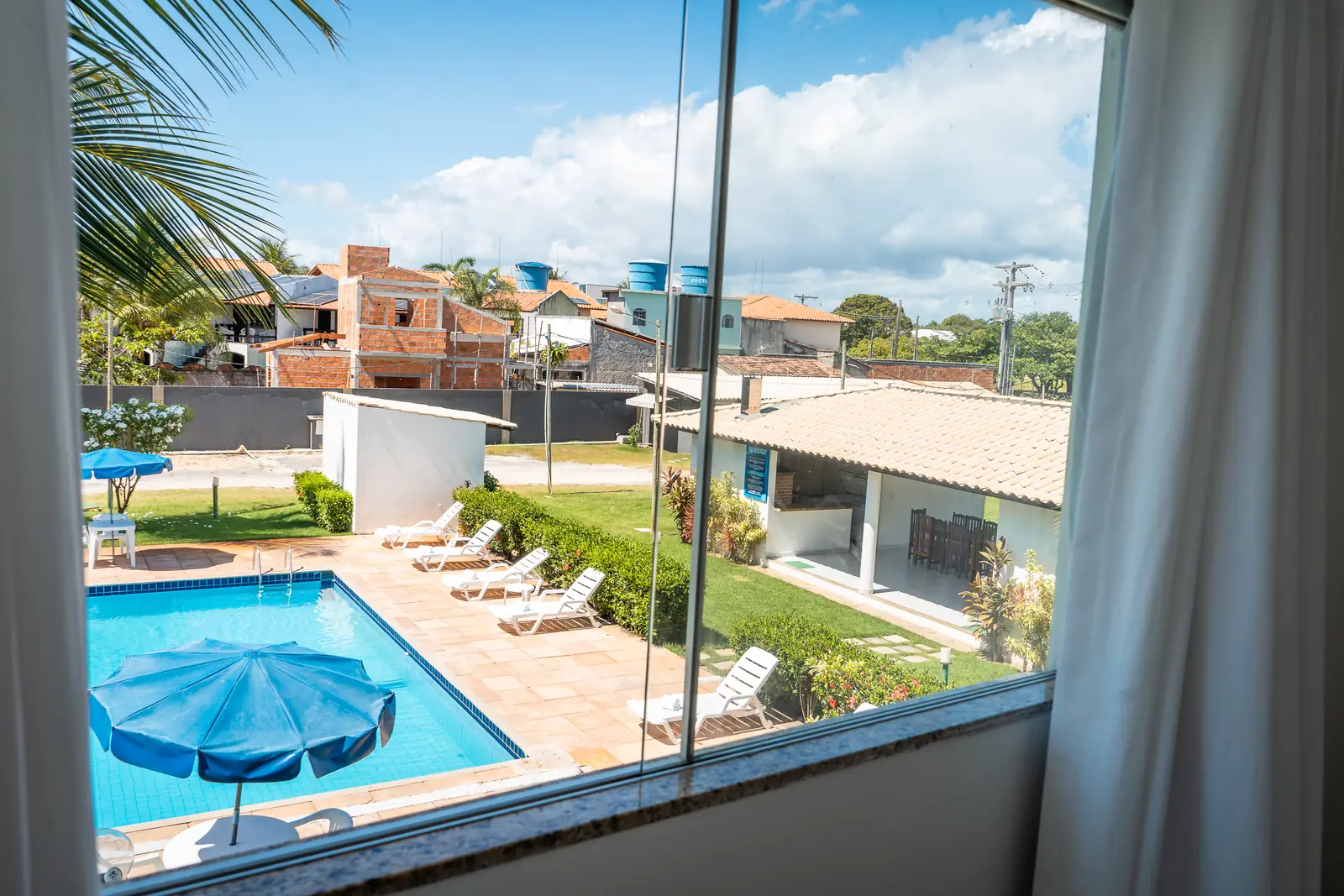 Vista da janela do apartamento Lua Minguante